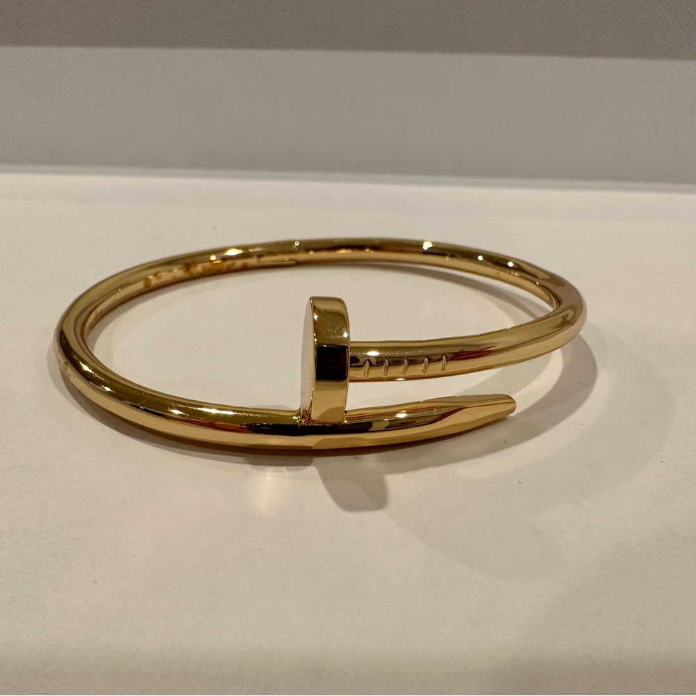 Nail Gold Bracelet